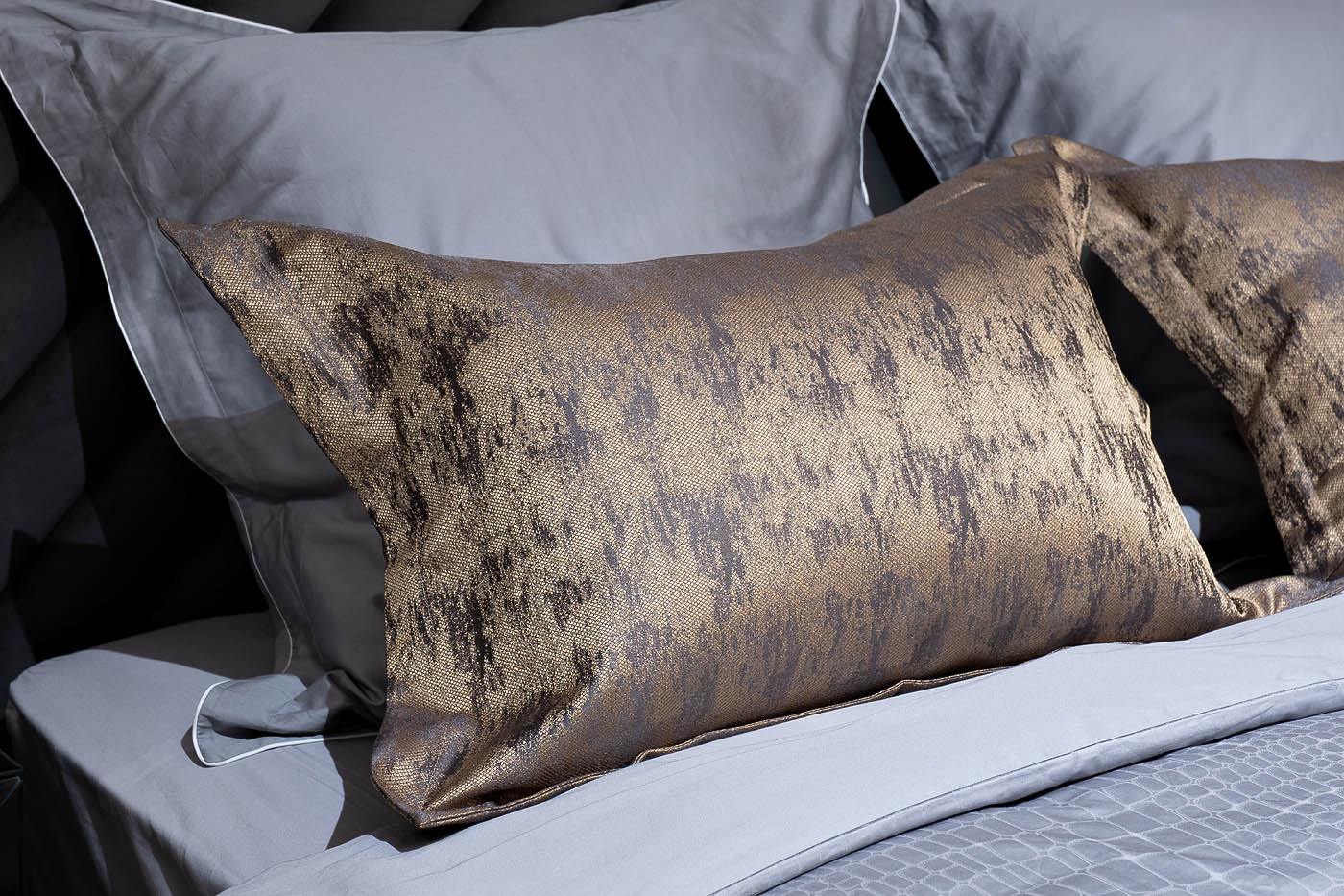 121GD-10001 Комплект наволочек Хьюстон (Houston) золотой 50*70 (2шт)_s2 5