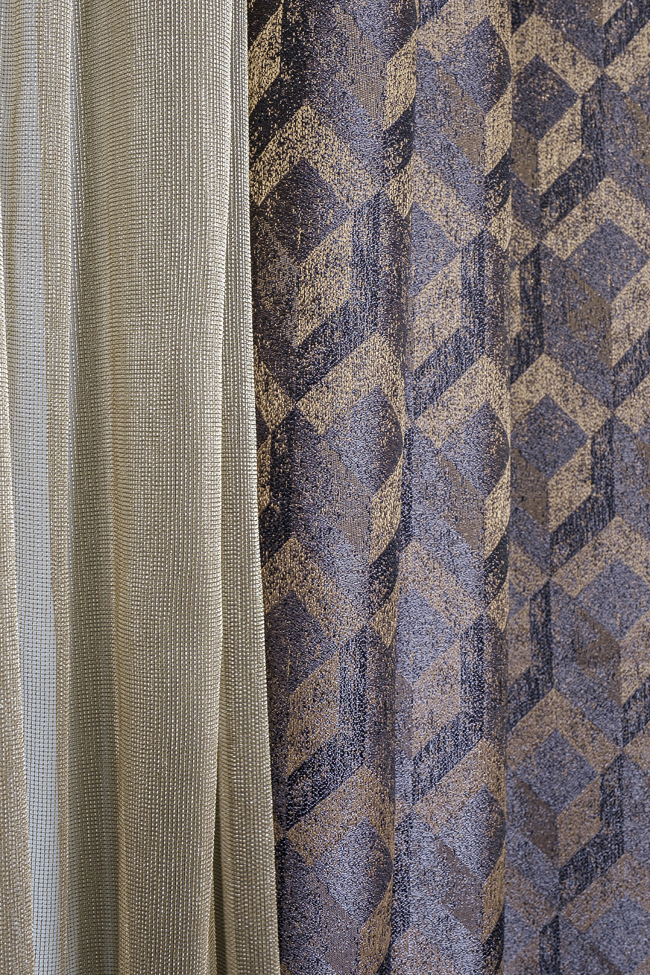 121GD-TON04-PORT BRONZ Портьера МОДЕНА (MODENA) бронзовая  275*260см_s2 2