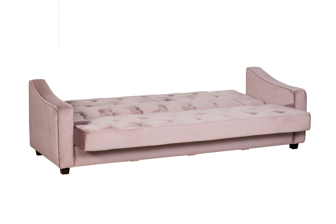 Диван Лорен(Loren) трехм.раскл с кантом,велюр пыльная роза Н-Йорк40_s2 3
