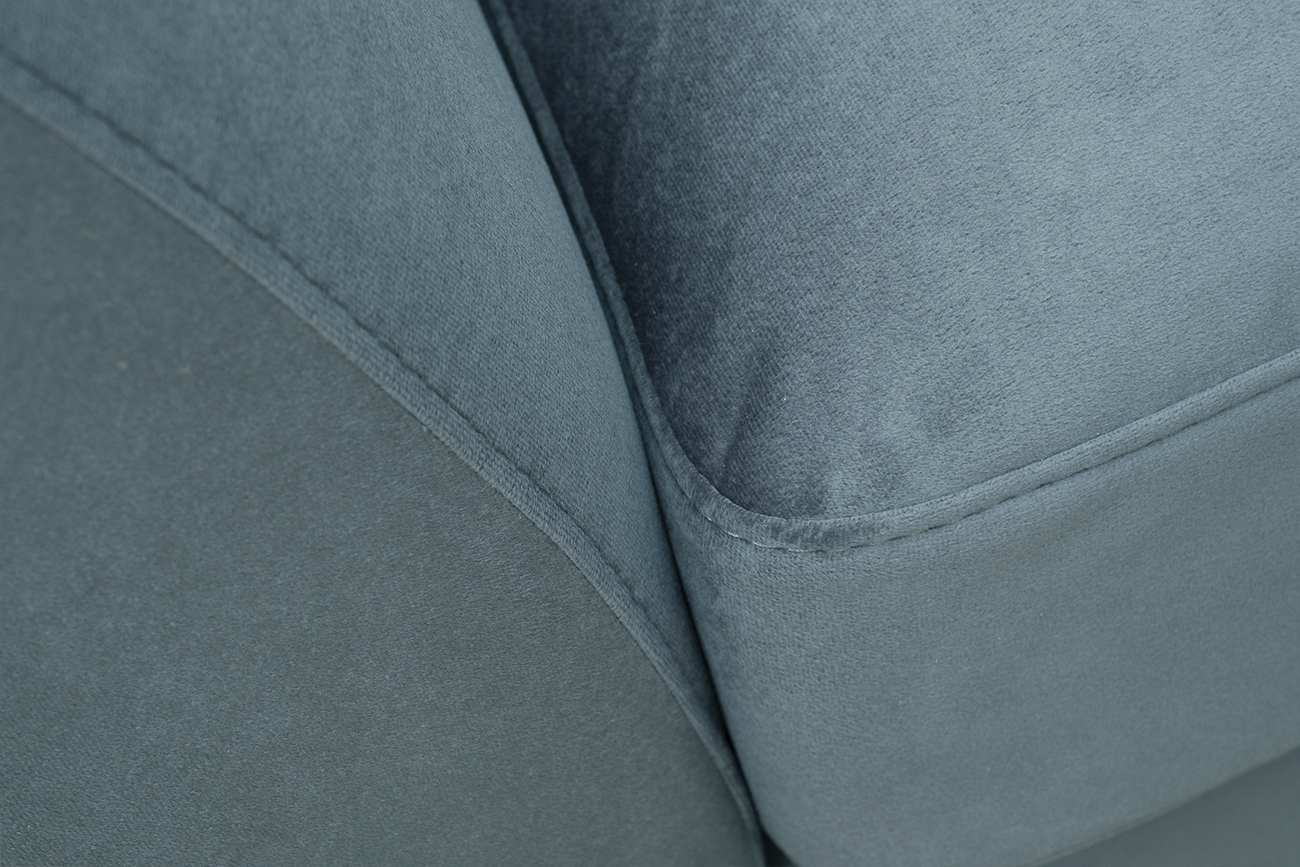 Кресло Annette велюр бирюзовый Colt1004 130*100*92см_s2 4