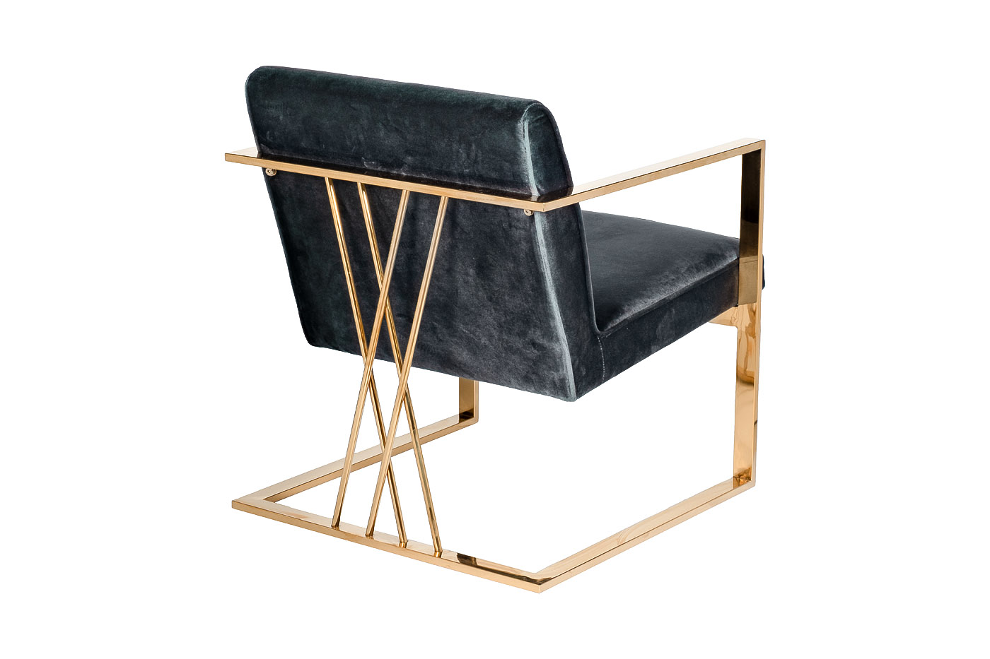 GY-AC8056GOLD-GR Стул велюр зеленый/золото 66*72*82,5см_s2 3