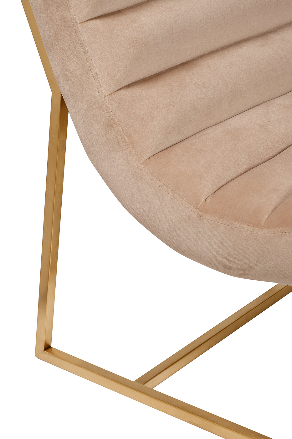 46AS-3039KRES-BEZH Кресло велюр бежевый/мат.золото 67,5*86*86см_s2 4