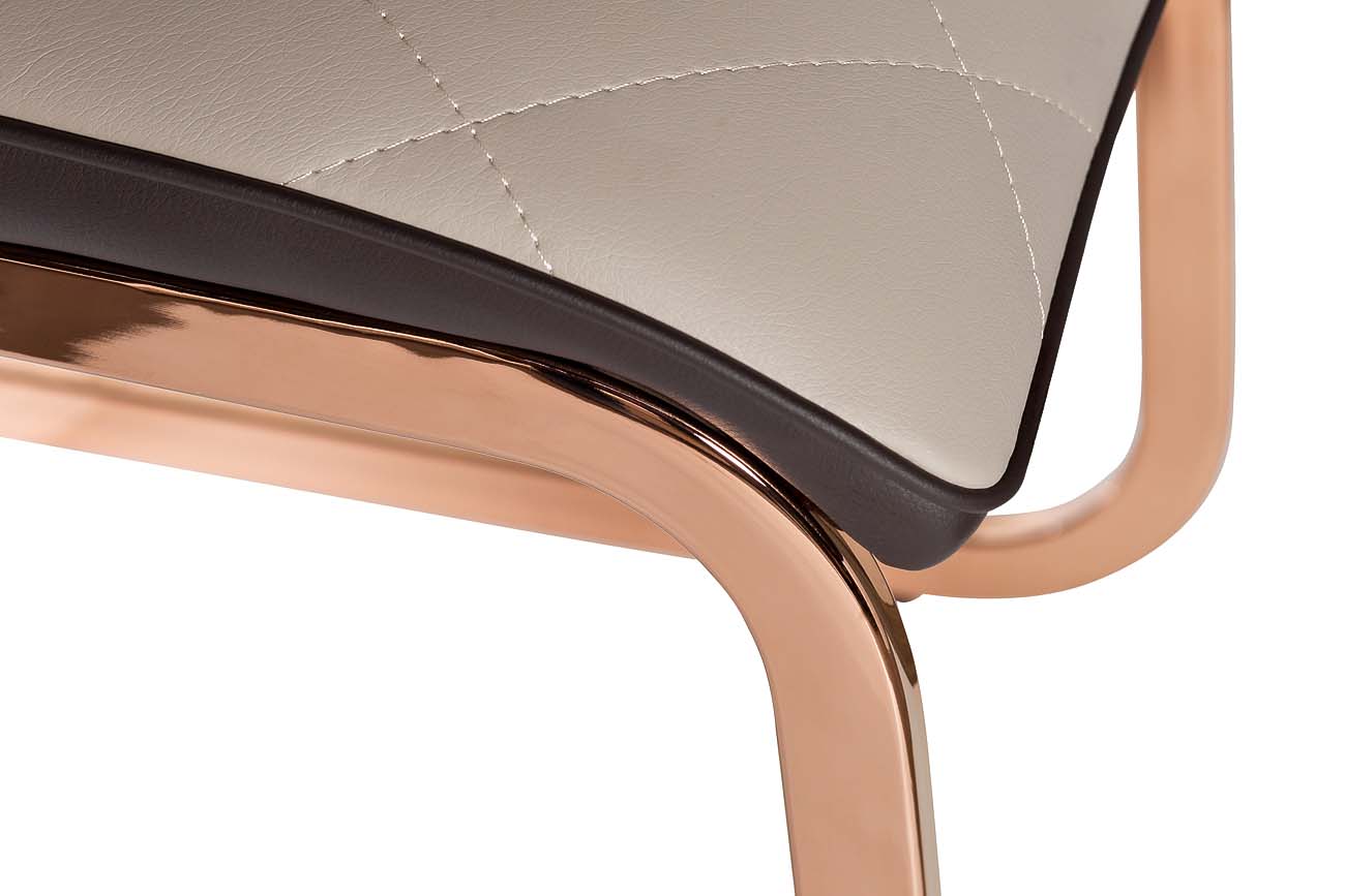 30C-955 Стул экокожа бежевая 44*56*89см_s2 4