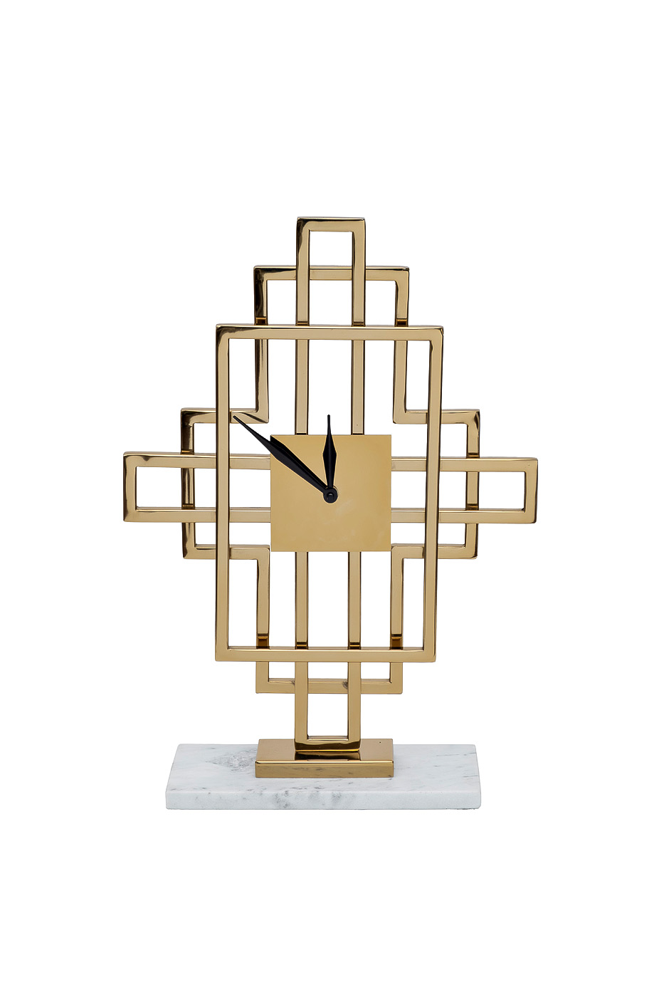 79MAL-5793-45G Часы настольные на подставке золото h45см_s2 1