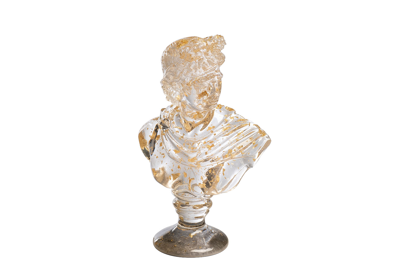 55RD4807 Статуэтка «Античный бюст» прозрачная 18*11*30см_s2 1