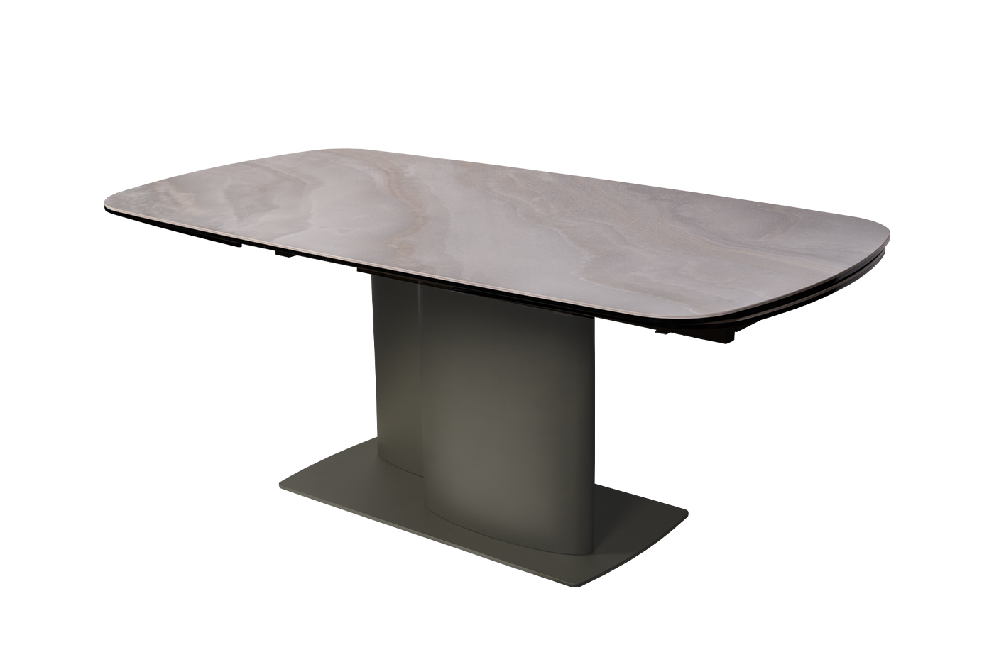 169DT-92151 Стол обеденный раскл.керам.столешница 190(50+50)*98*76см_s2 3