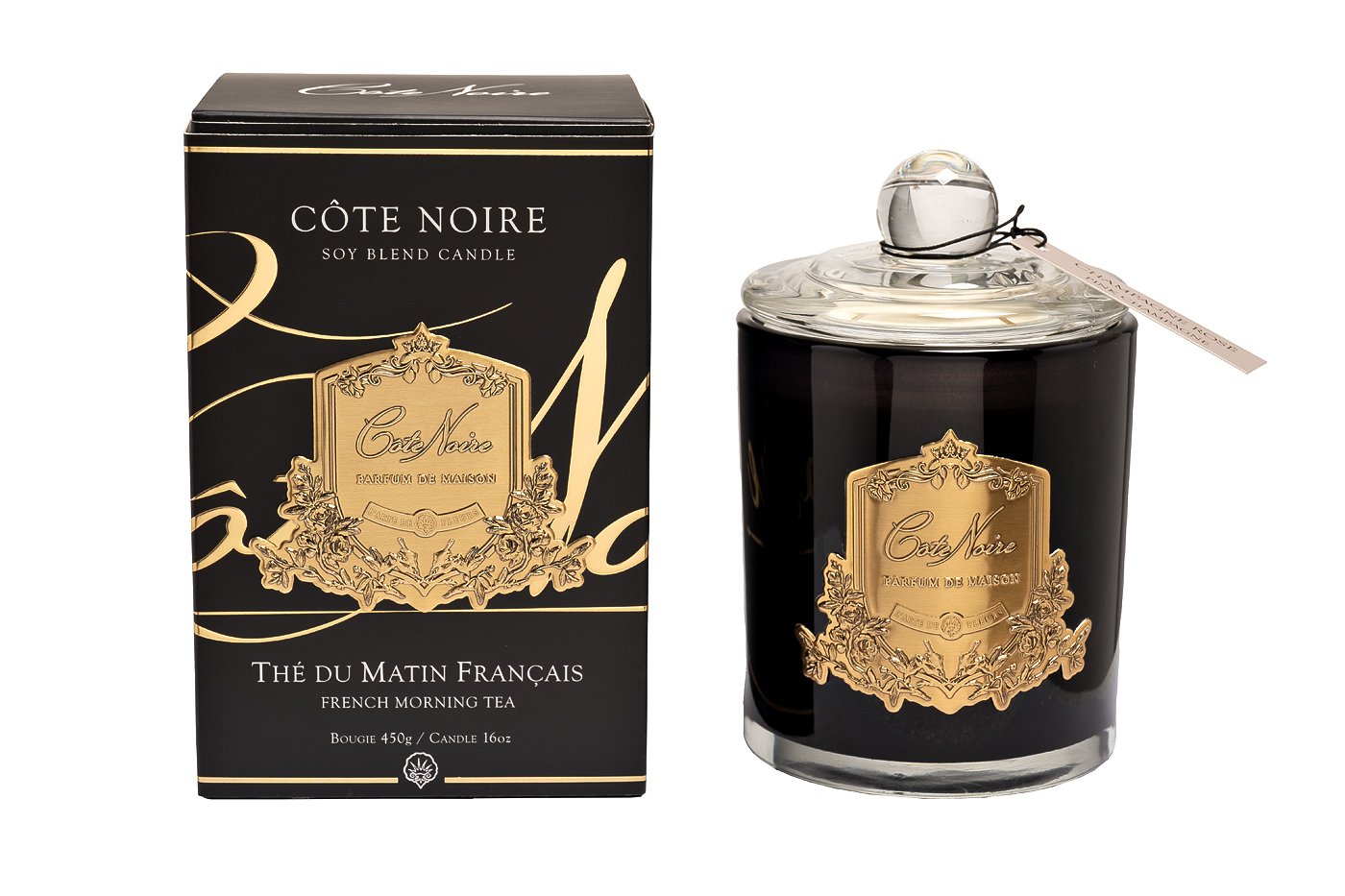 96CN45101 Свеча ароматическая Французский Утренний Чай (French Morning Tea)  в стакане в уп. 450 гр._s2 1