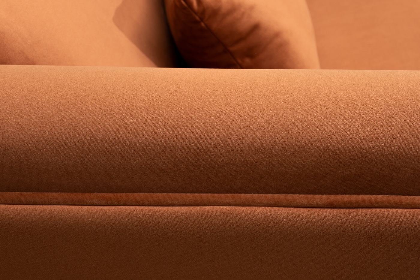 Диван Треви(Trevi) 230М(К) трехм раскл с кантом терракотовый Colt006 232*103*88см_s2 5