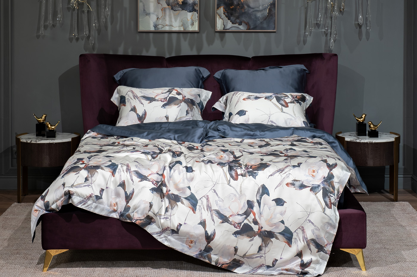 131SH-276-POD MAG SOPR SIN Пододеяльник Сопрано магнолия синий 220*200_s2 2