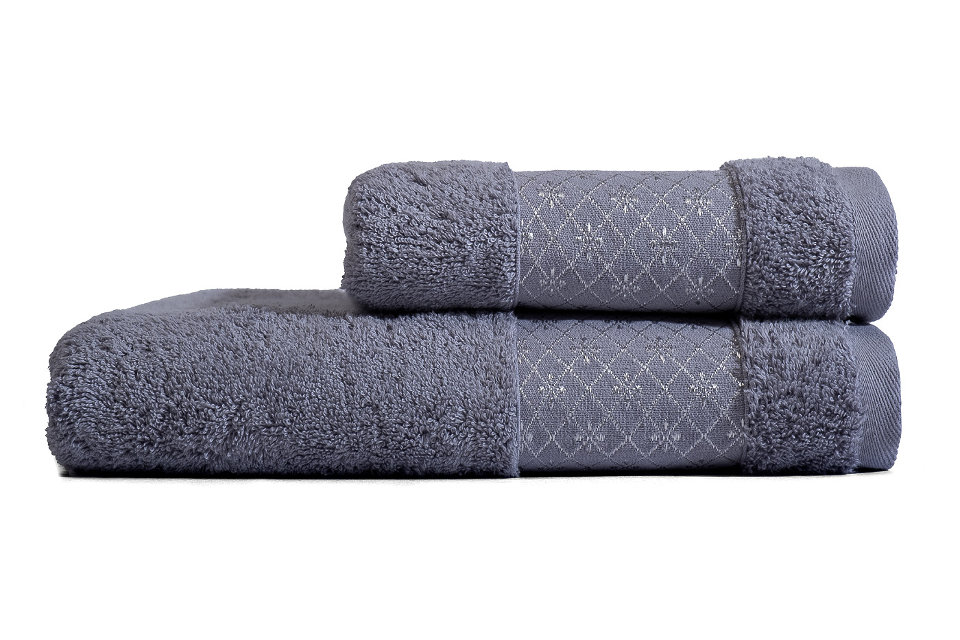 Полотенце махровое 50*90 Венера серое_s2 1