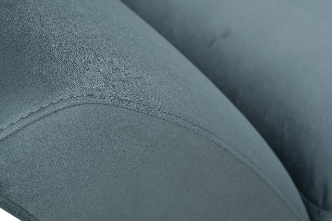 Кресло Annette велюр бирюзовый Colt1004 130*100*92см_s2 3