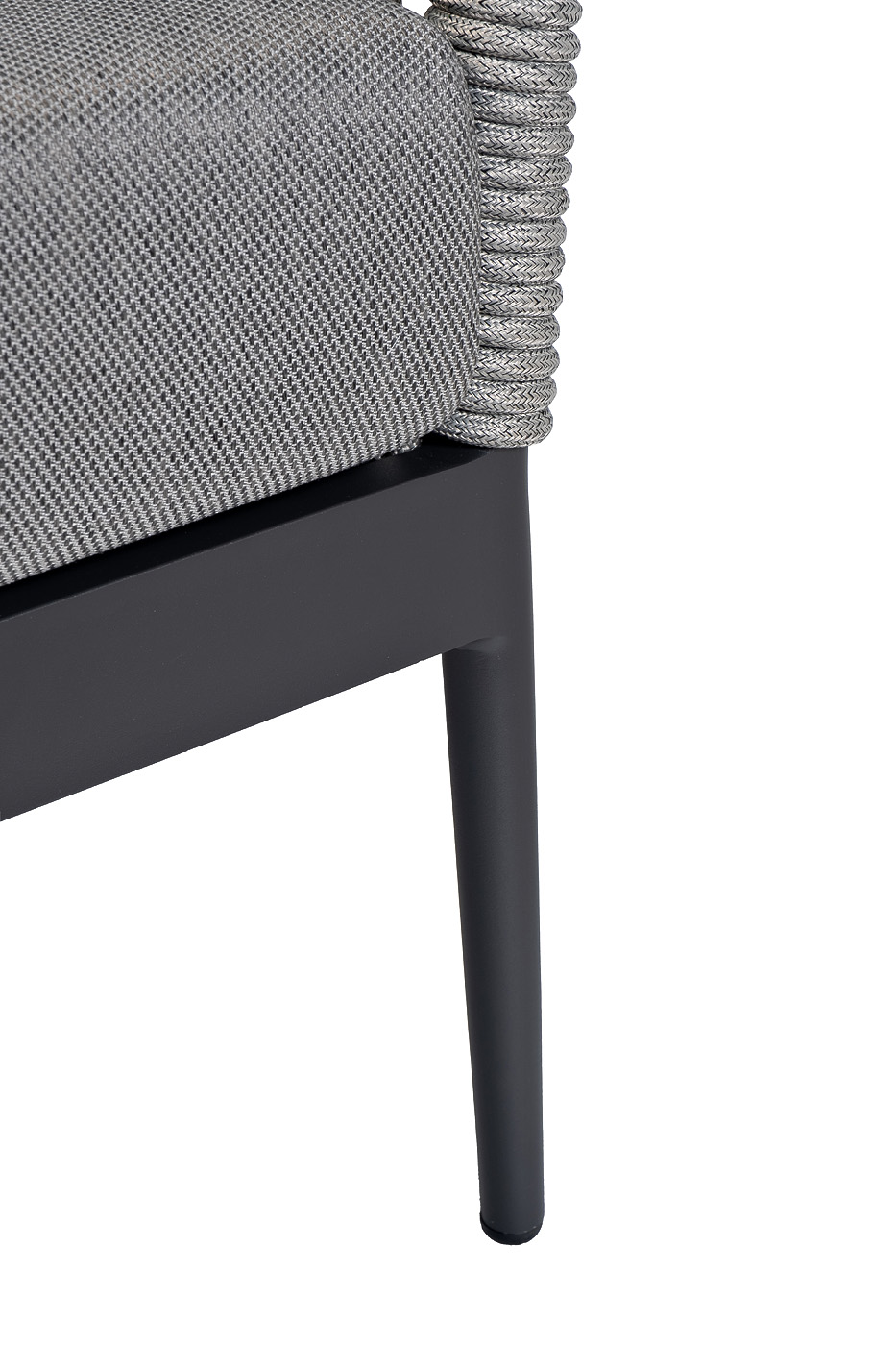 39AR-00628 Кресло «Марра» темно-серое 80*80*85,5см, оплетка«сеть»_s2 5