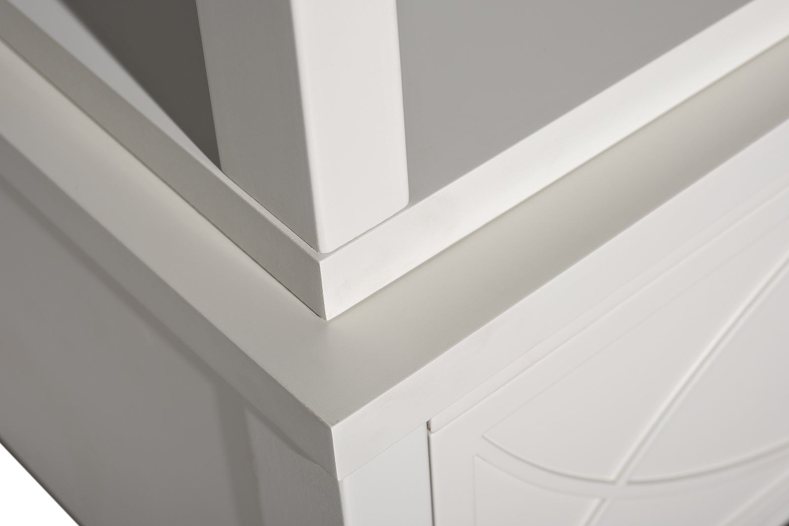 151SV-000017 Шкаф-витрина открытый бежевый 60*158*40см_s2 7