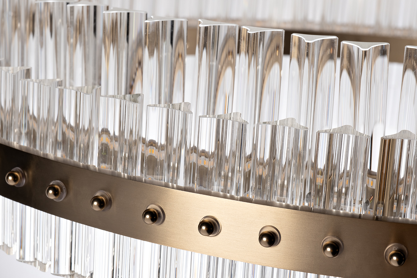 91GH-30868 Люстра подвесная Галактика (Galaxy) стекло прозрач. d85*h20см_s2 2