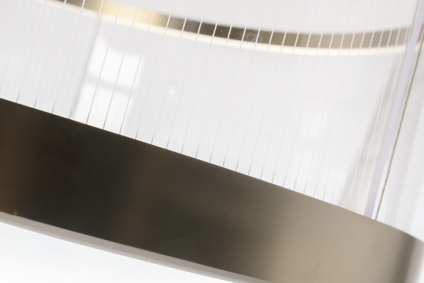 91GH-97077 Люстра подвесная шампань/акрил d76*h25см_s2 2