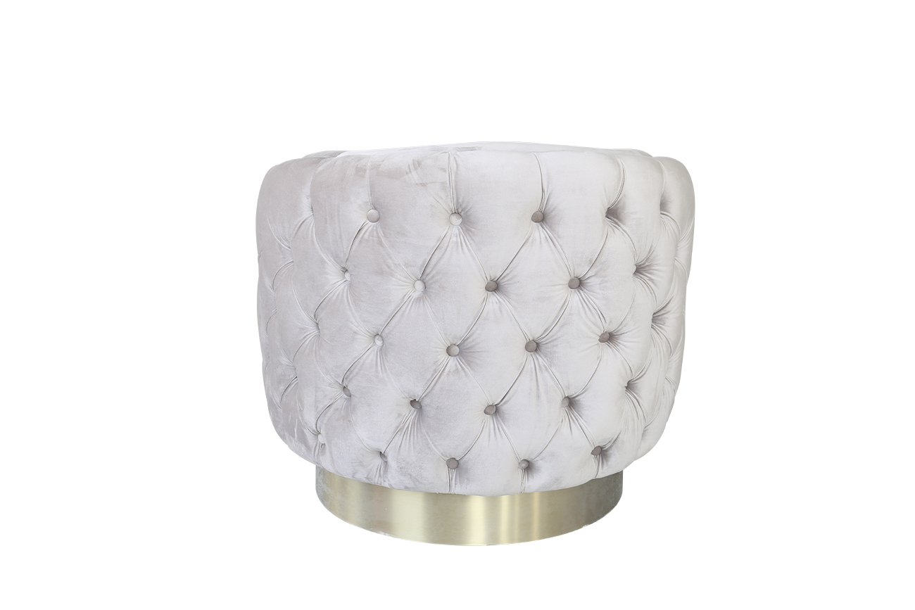 87YY-1827 BG Кресло вращающееся, велюр светло-серый 81*84*71см_s2 3