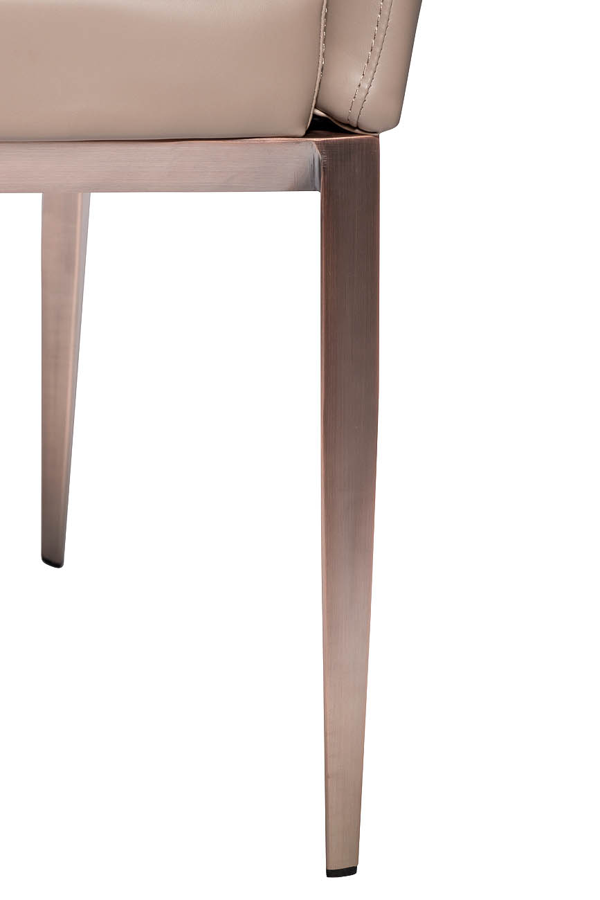 58DB-DC14676 Стул бежевая экокожа 62*61*76cm_s2 5