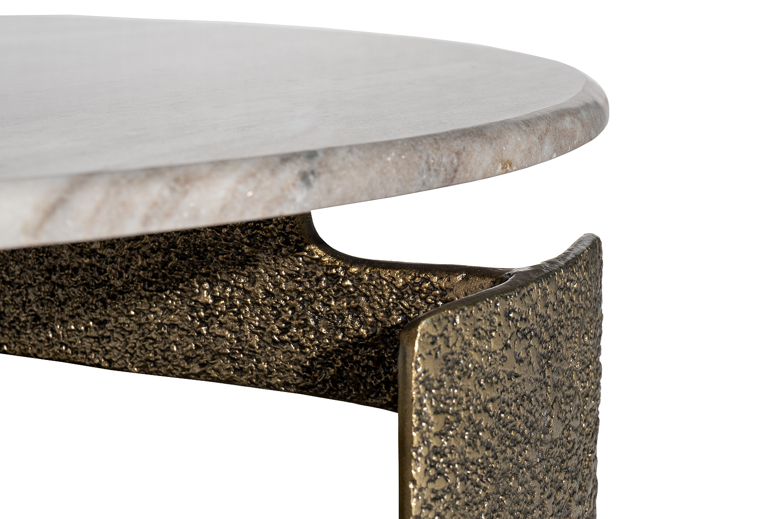 69-23303 Стол журнальный мраморный d100*45см_s2 2