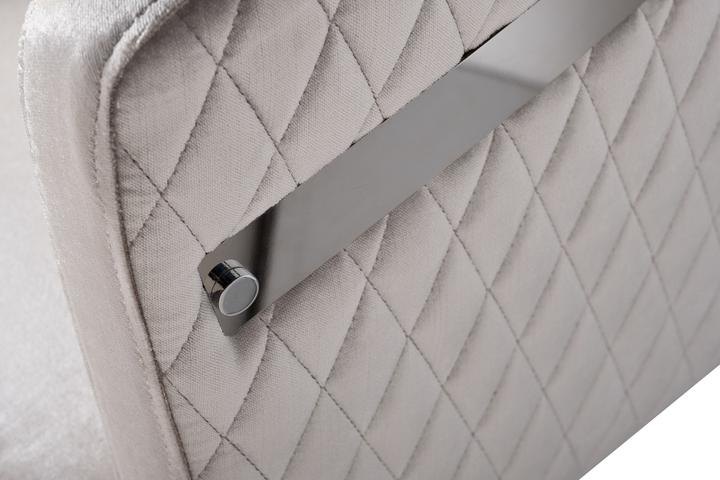 GY-08200 Cтул велюр серый/хром 67*67*80см_s2 3