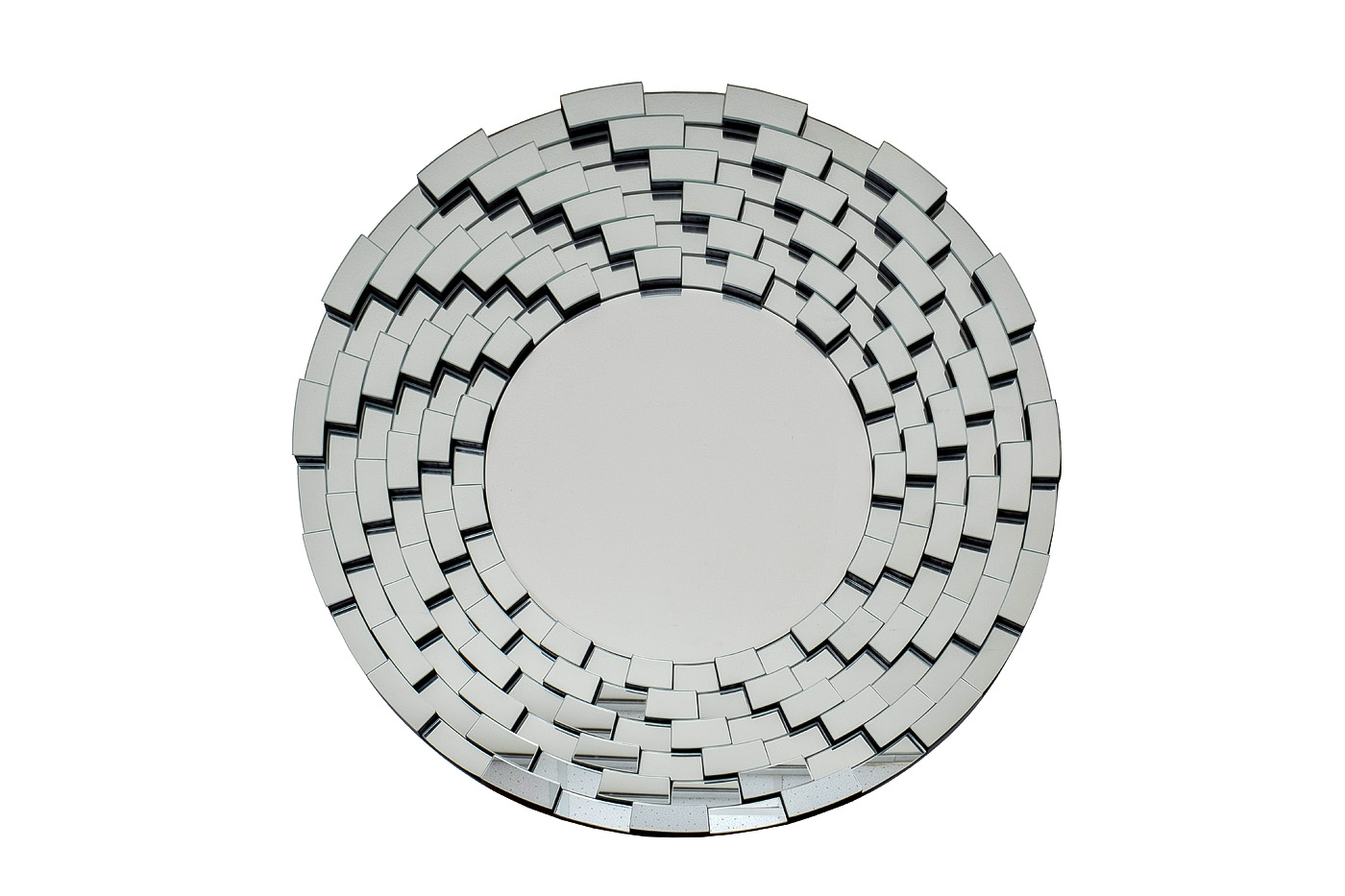 50SX-1915 Зеркало круглое в раме из мелких элементов d80см_s2 1