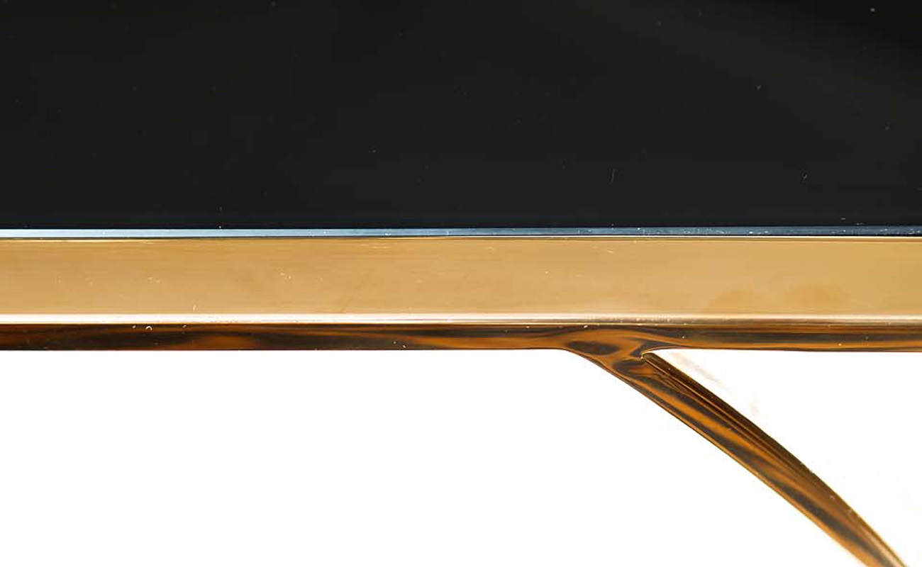 13RX5076M-GOLD Стол журнальный 45*40*44 черный/розовое золото_s2 4