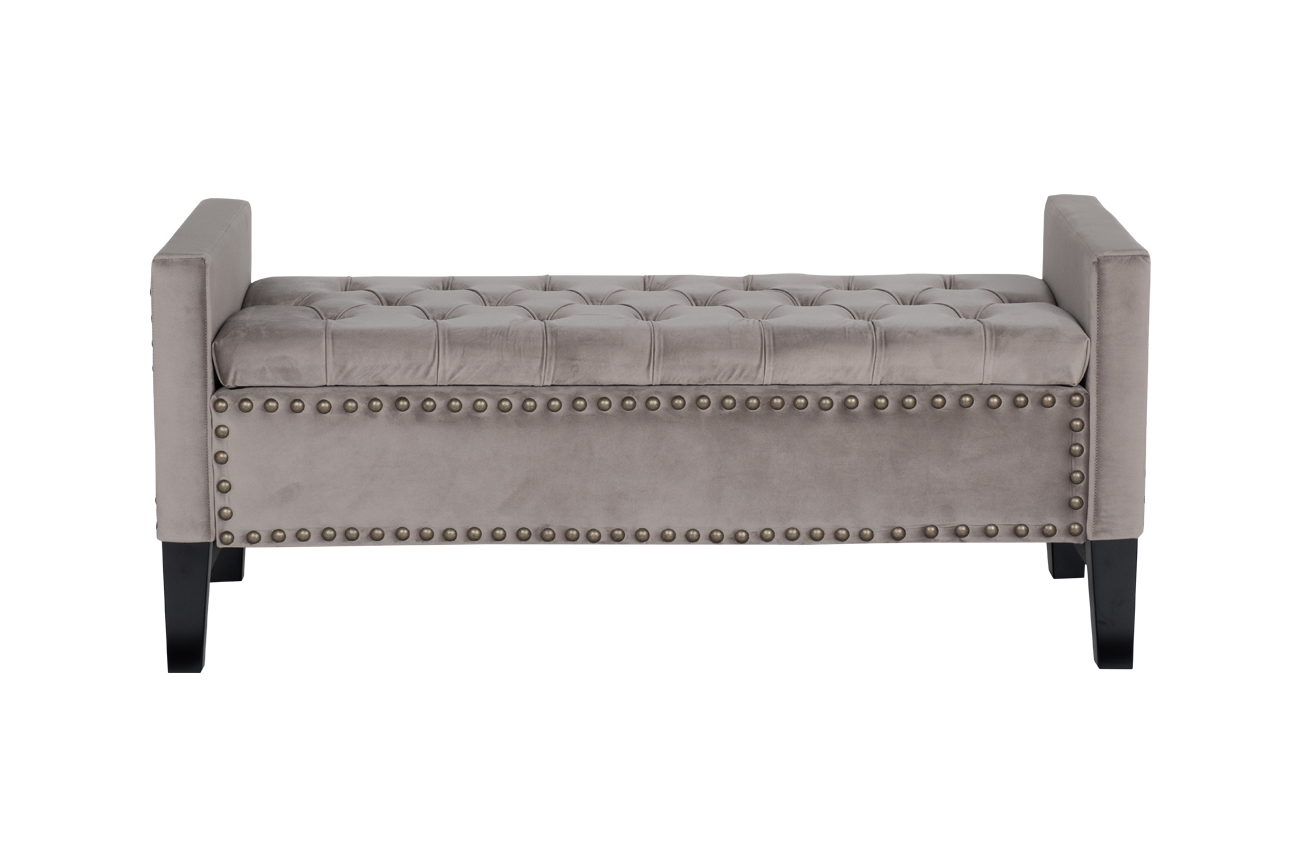 Alice BG Банкетка открывающаяся велюр бежевый 127*50*56см_s2 1