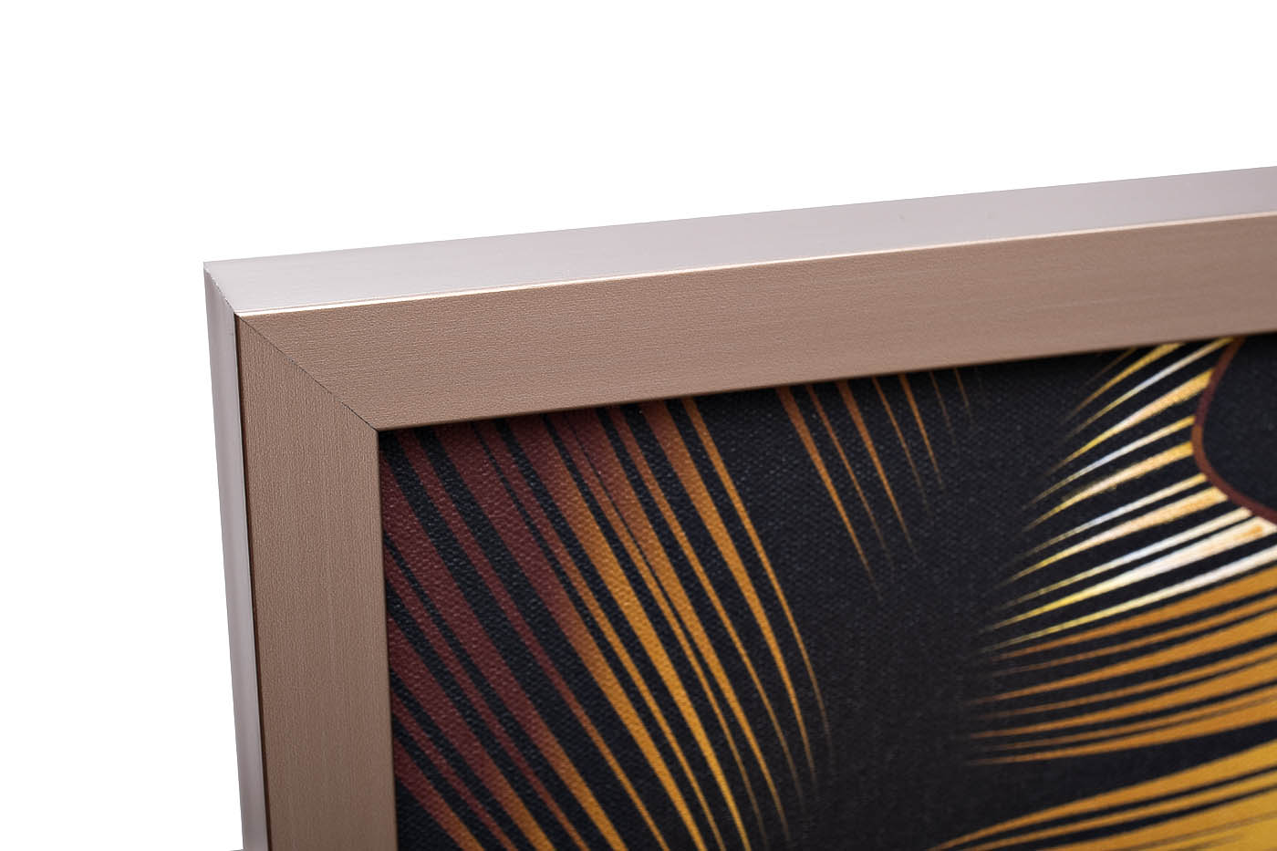 89VOR-GOLDEN LEAVES-4 Холст «Золотые листья-4» 100х70 см, багет( латунь),поталь_s2 2