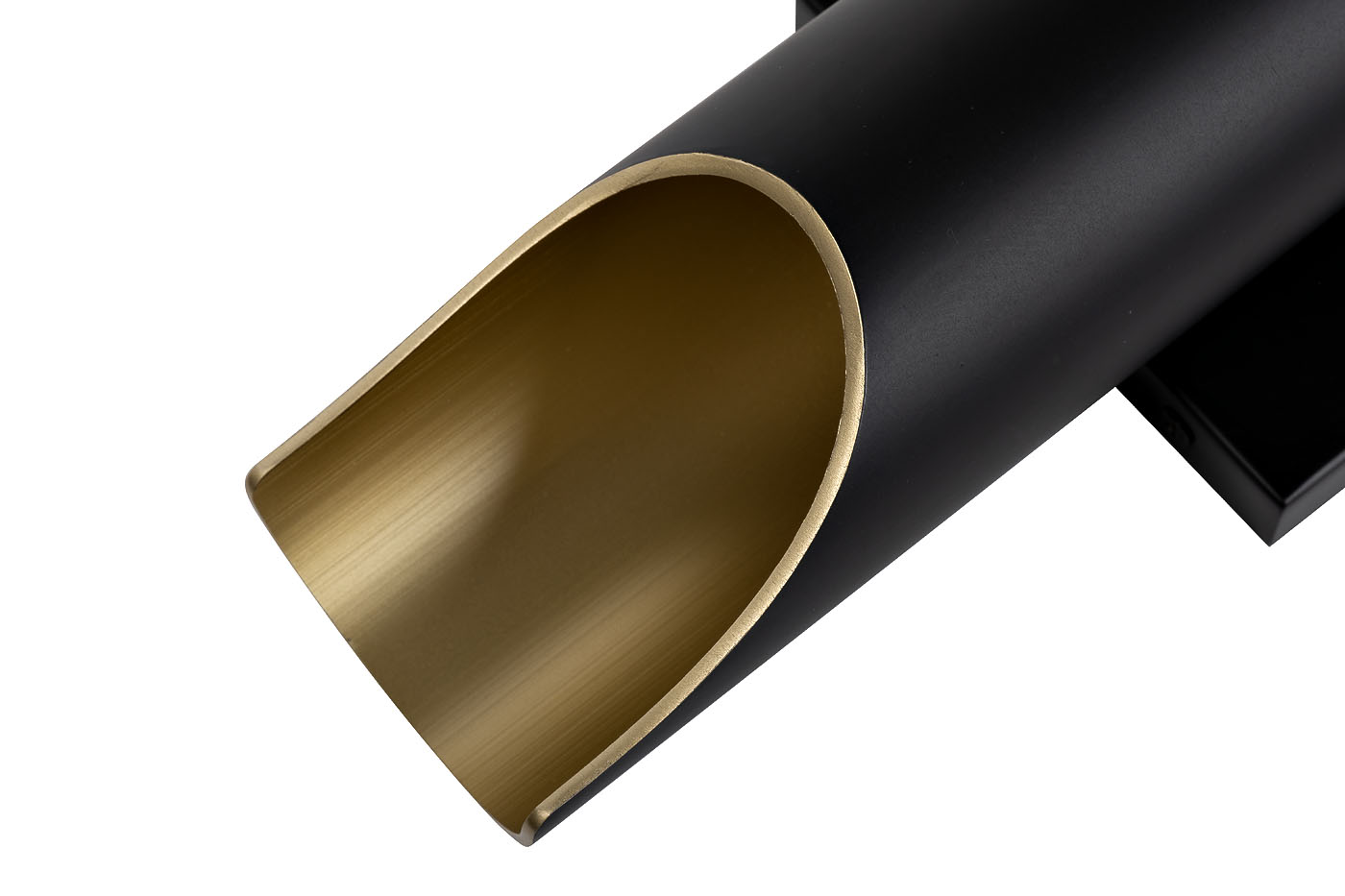 91GH-0021 Бра металлическое черное/золотое 7,5*9,5*h.40см_s2 2