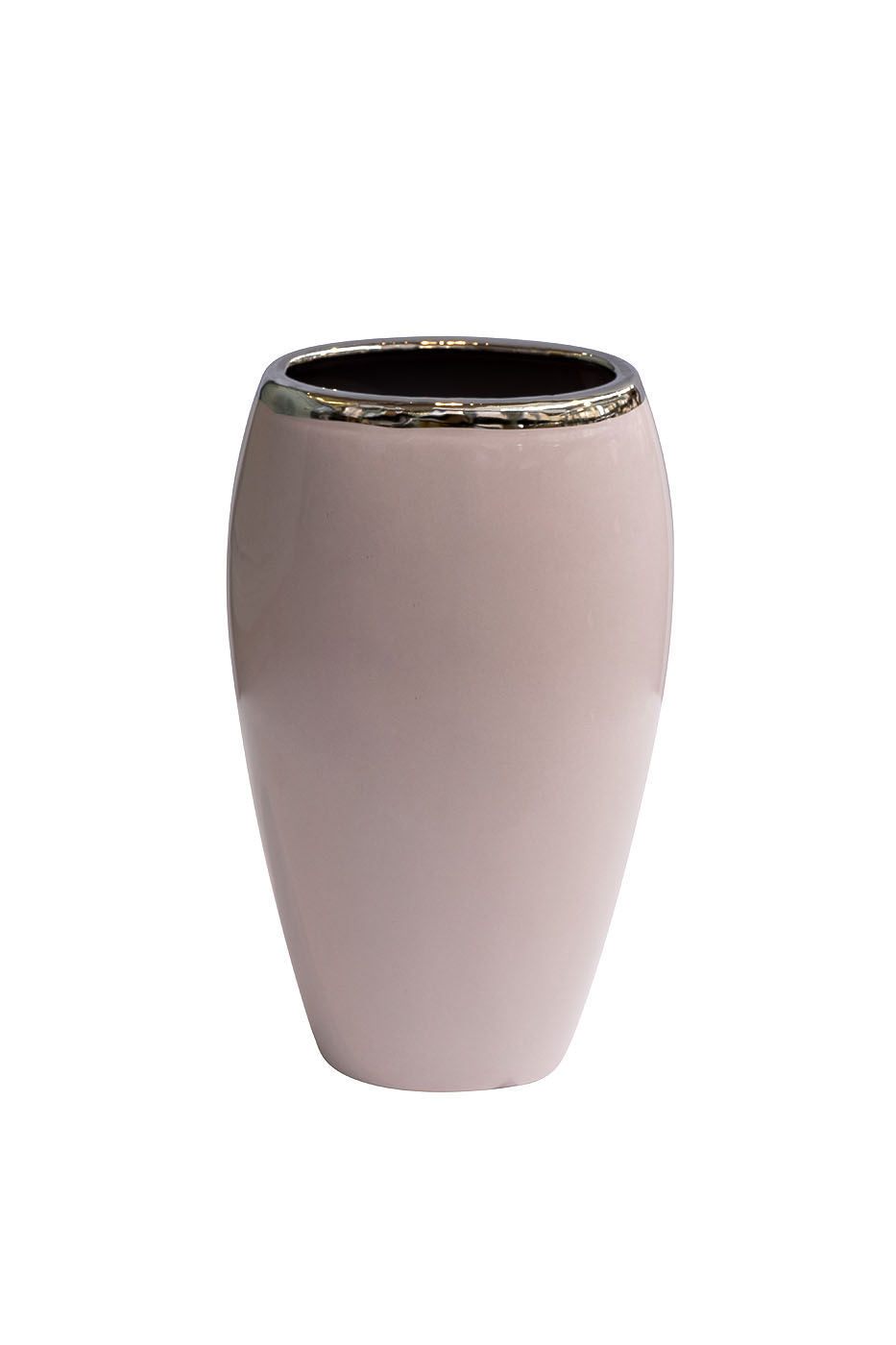 18H2373M- ROS Ваза керамическая розовая d15*24см_s2 1