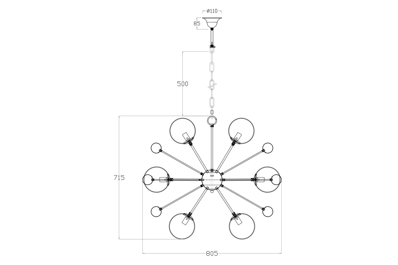 20MD3503-12 Светильник потолочный золотой d80_s2 3