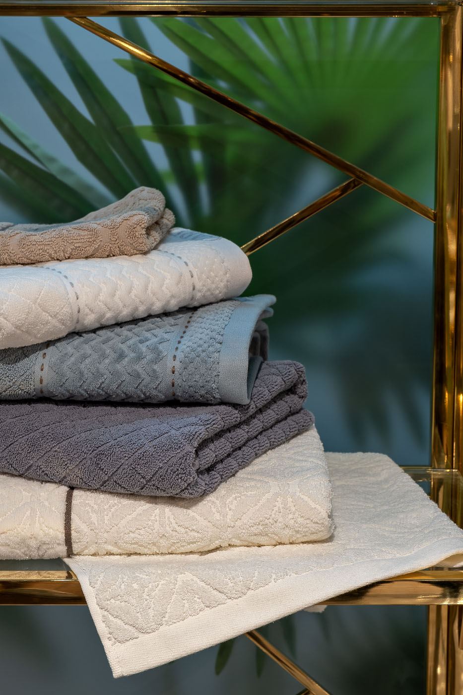 119VAL-ARG70140-POL GOL Полотенце Наполи голубое 70*140_s2 6