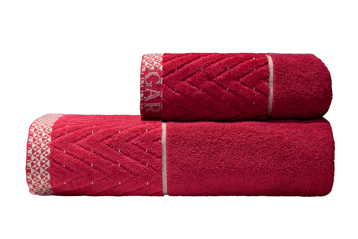 119VAL-01148 Полотенце Орсетто бордовое 50*90_s2 1