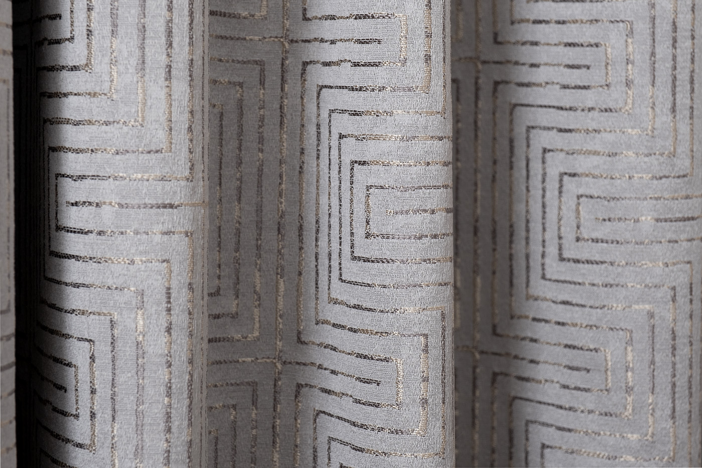 121GD-00005 Портьера Глянец (Gloss) сер 275*260_s2 2