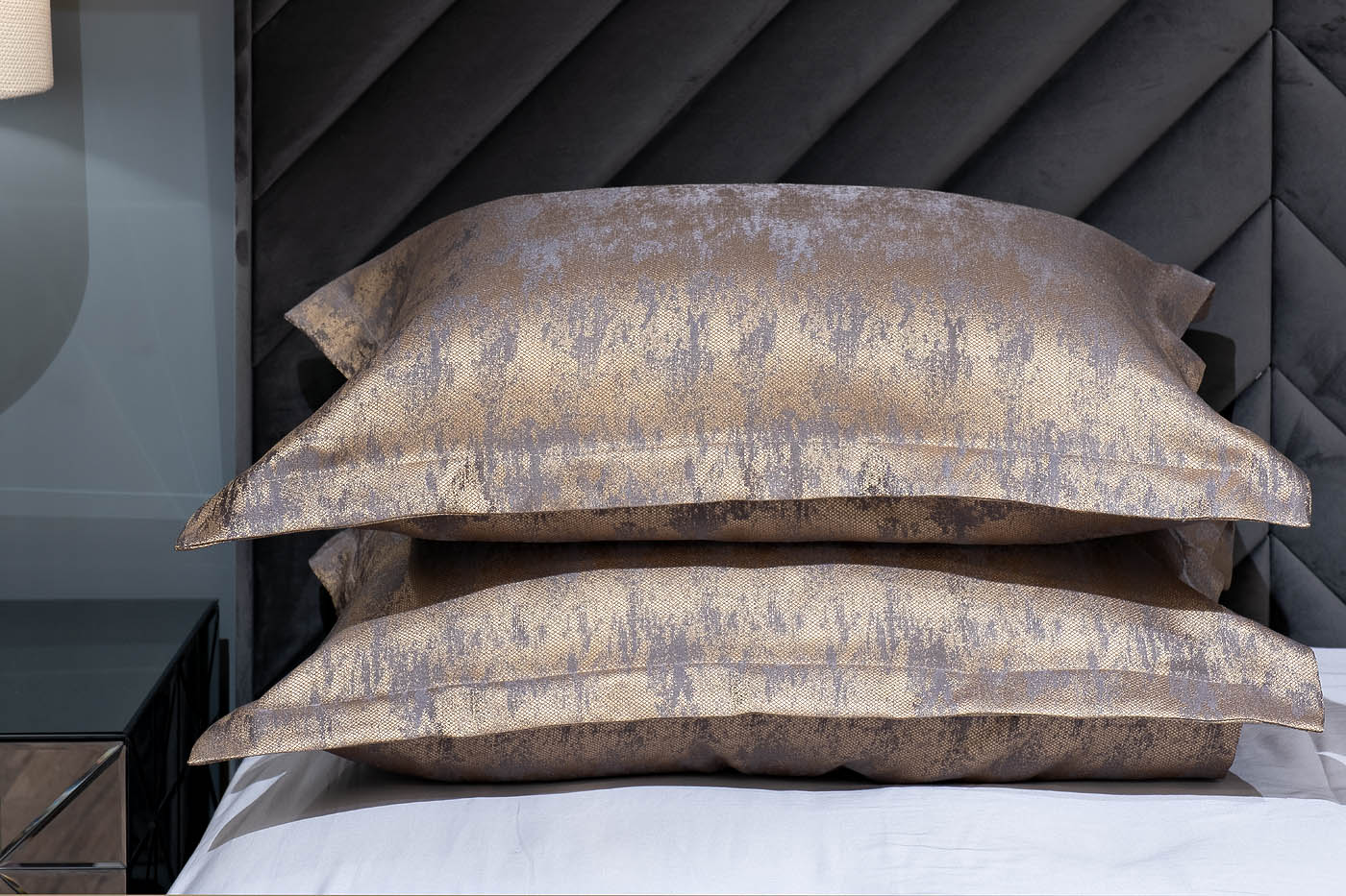121GD-10001 Комплект наволочек Houston золотой 50*70 (2шт)_s2 1
