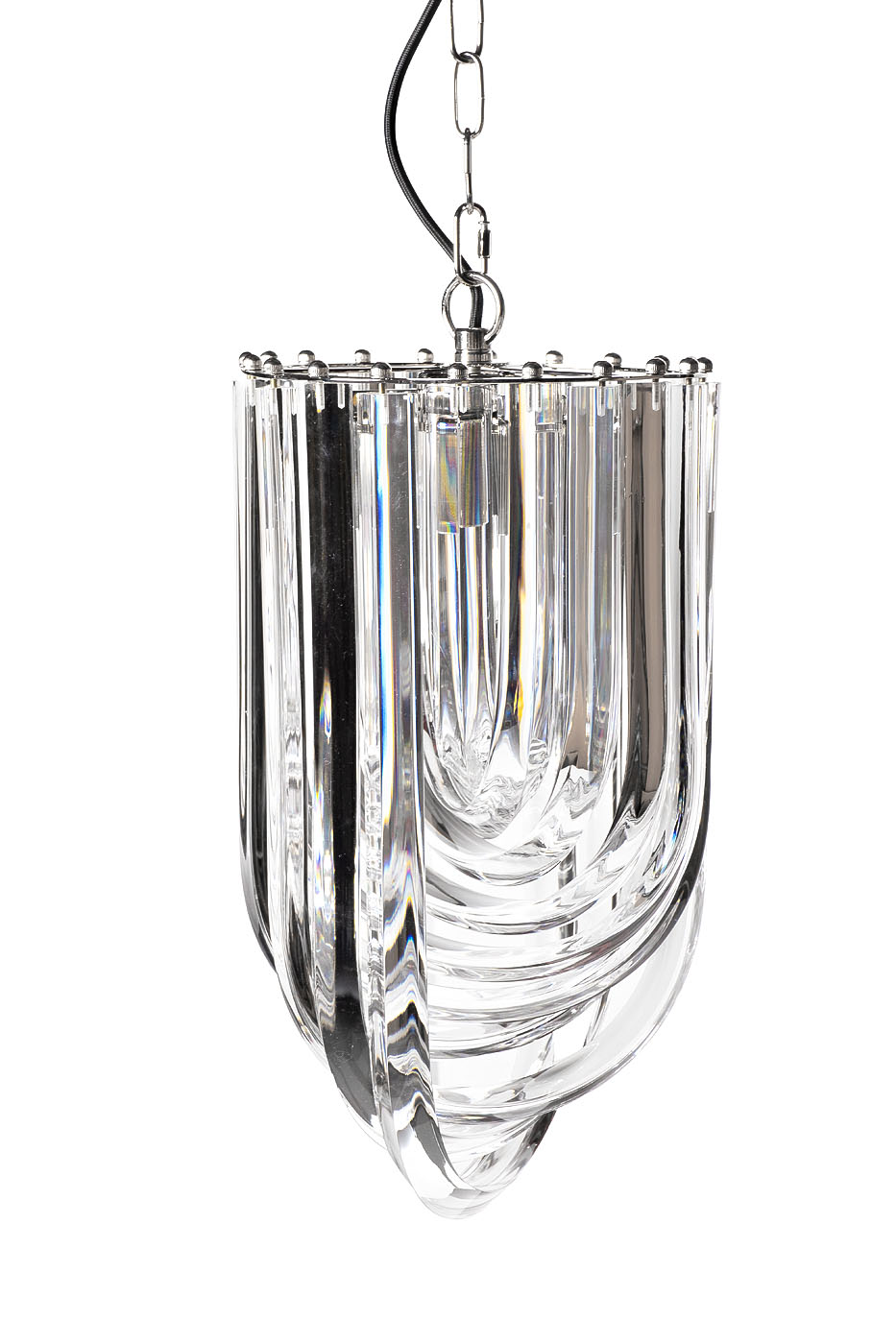 91GH-3503 Люстра потолочная, хром, акрил  d.25*h.48см_s2 1