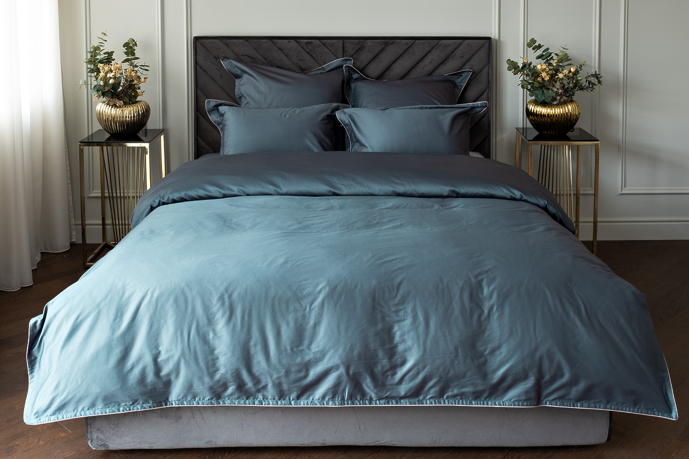 107TD-D0030G-POD ZEL Пододеяльник сатин Видение зеленый 215*150_s2 1