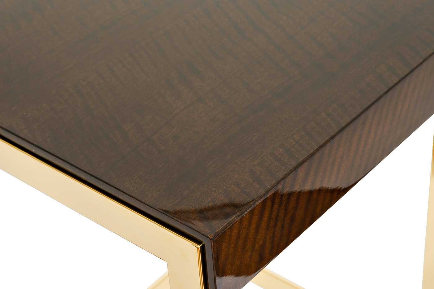 84HB-13STOL/ZH Стол журнальный тиковый шпон/лак, золото 45*45*60см_s2 3