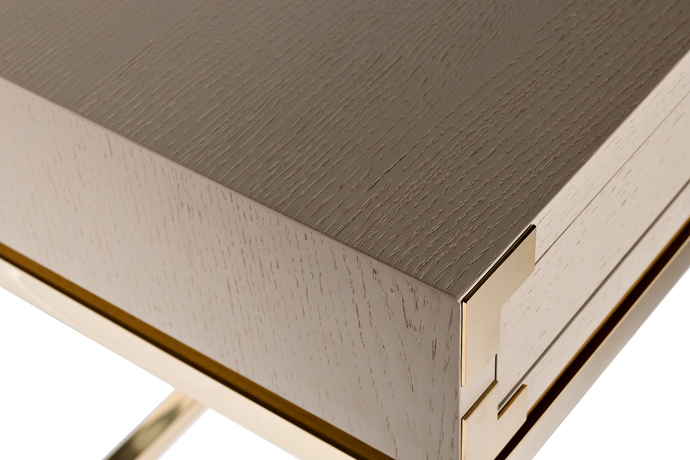 46AS-D4084-TP Стол письменный светлый шпон/золото 130*50*78см_s2 6