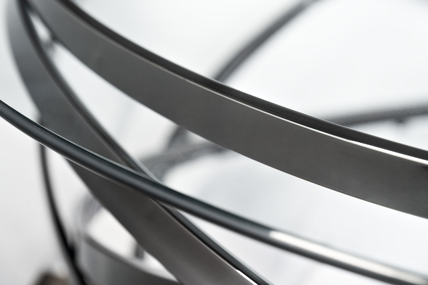 GY-CT8402BL Стол журнальный стекло прозр/темн.хром d120*40см_s2 3