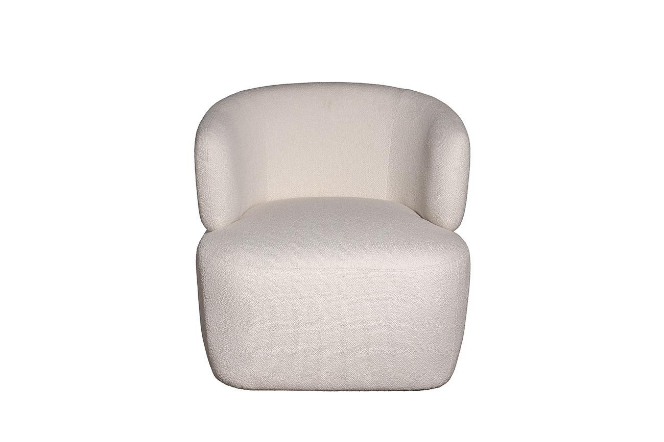 87YY-24042 Кресло Тироло (Tirolo) букле белое 73*79*76см_s2 1