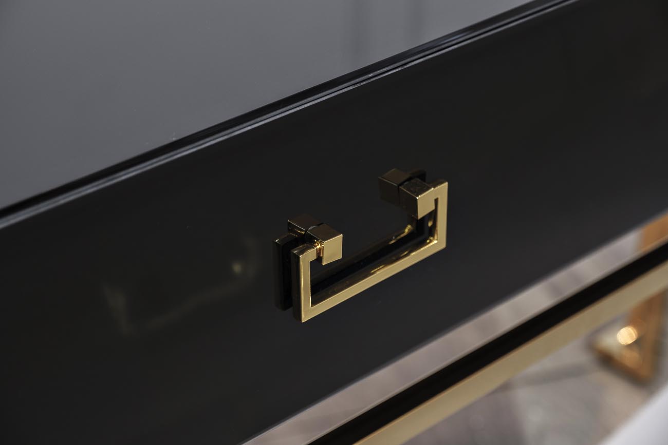 KFG058 Консоль черная 2 ящика  120*42*77см_s2 4