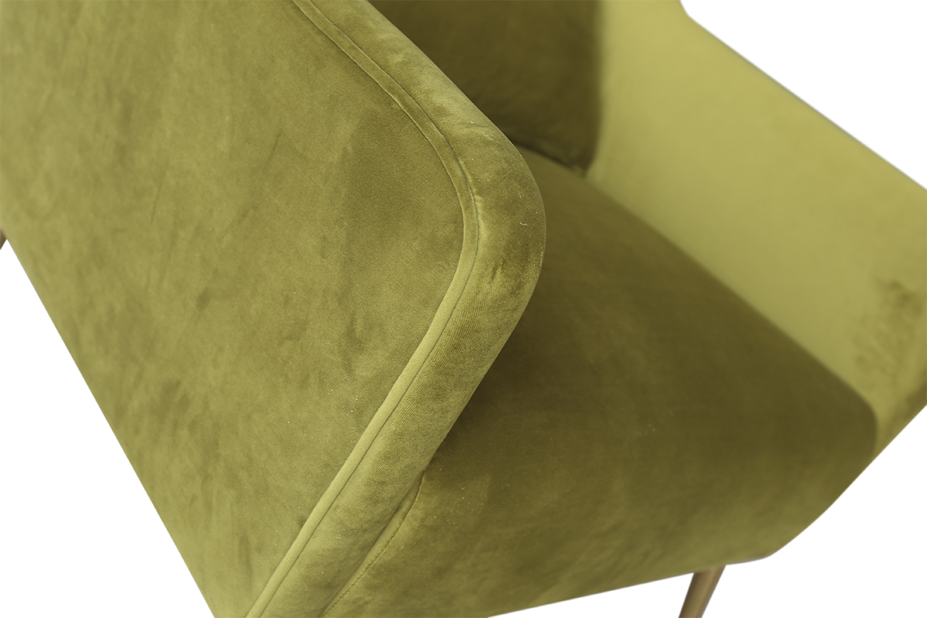 87YY-1914 OLV Кресло велюр оливковый 69*89*91см с  подушкой_s2 4