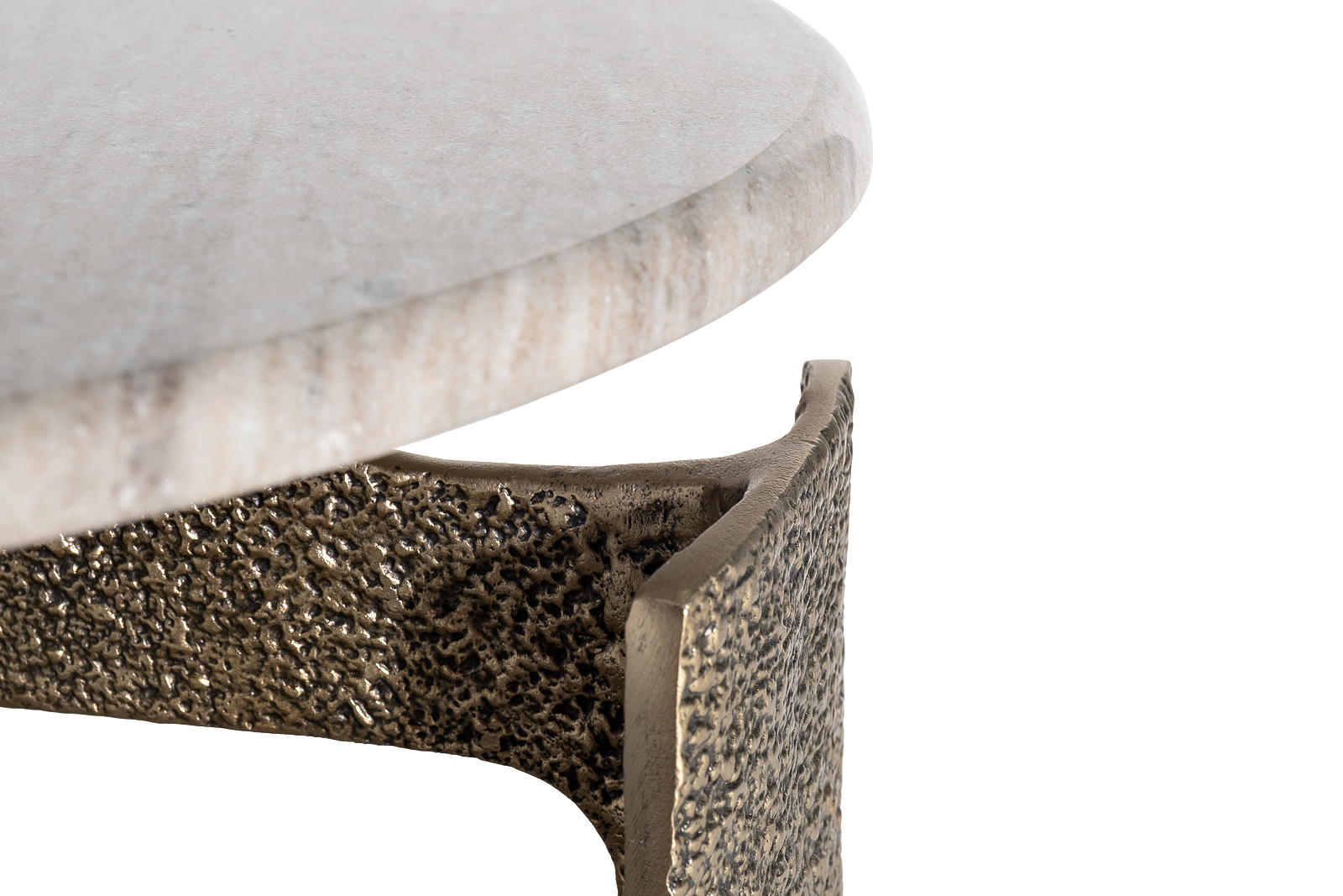 69-23305 Стол журнальный мраморный d60*63см_s2 2