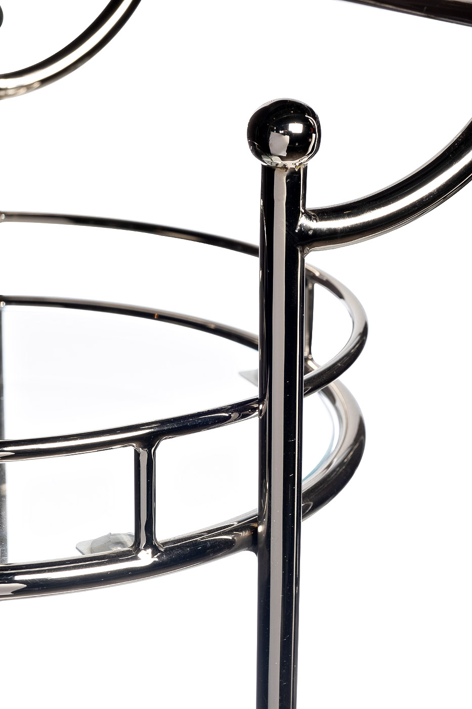 95IM-4651 Тележка сервировочная нерж. сталь/стекло 84*50*85см_s2 2