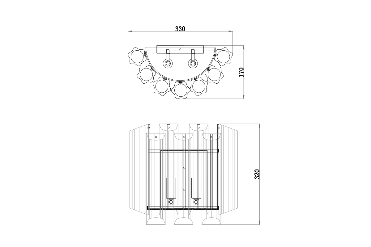 20MB3451-2 Бра 33*17*33см_s2 3