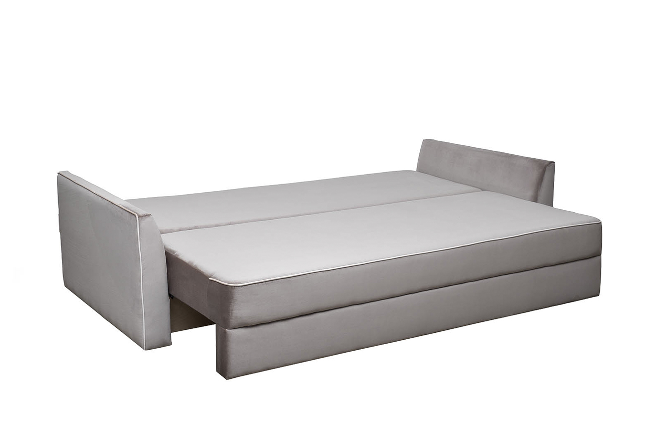 Диван Mores(K)кант трехмест.раскл. вельвет беж. Velv SBEG+Velv ECRU+Umbr SBEG 226*103*94_s2 3