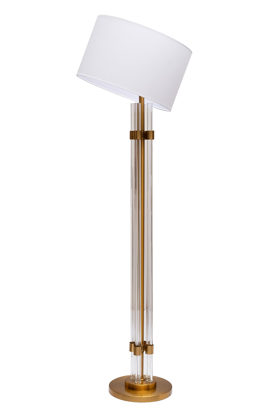 K2CPF-07234 Торшер со стеклянным основанием d46*h166см_s2 2