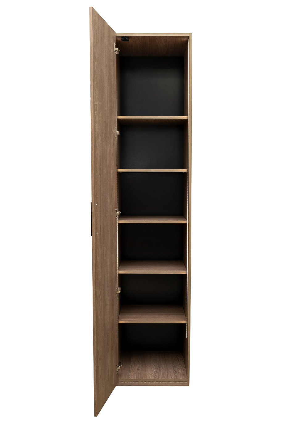 GD-10014/2-3 Шкаф Alto пенал c полками,цвет дуб Урбан Кофейный, фасад глухой 50*57*228.5см_s2 2