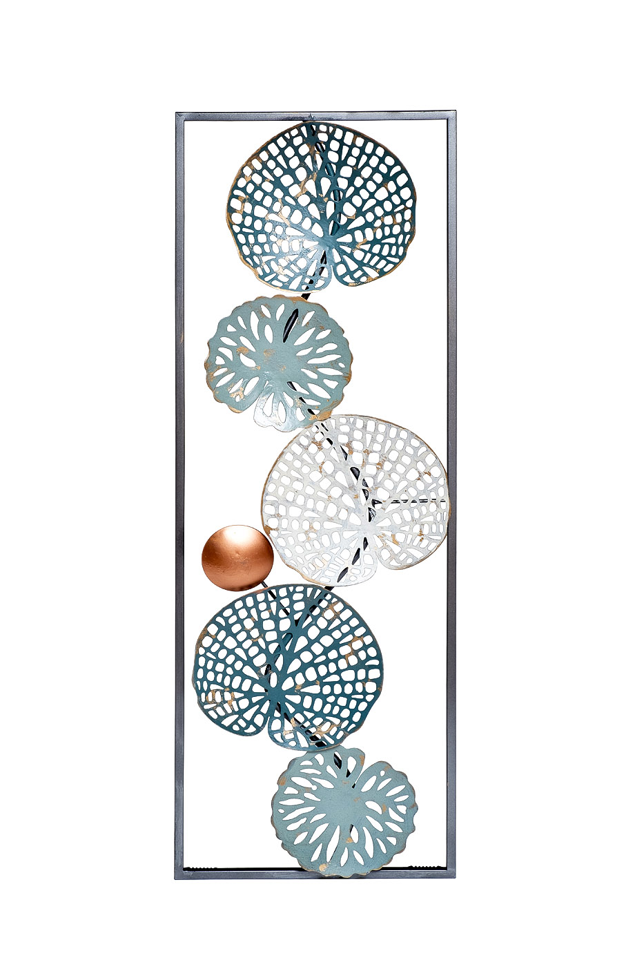 37SM-0717-A  Панно декоративное «Листья» 31,1*89,5*4,4см_s2 1