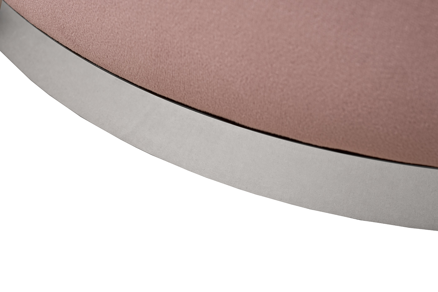 Кресло Verona/VD вращающееся, велюр розовый Colt007-ROS/хром 70*77*80см_s2 6